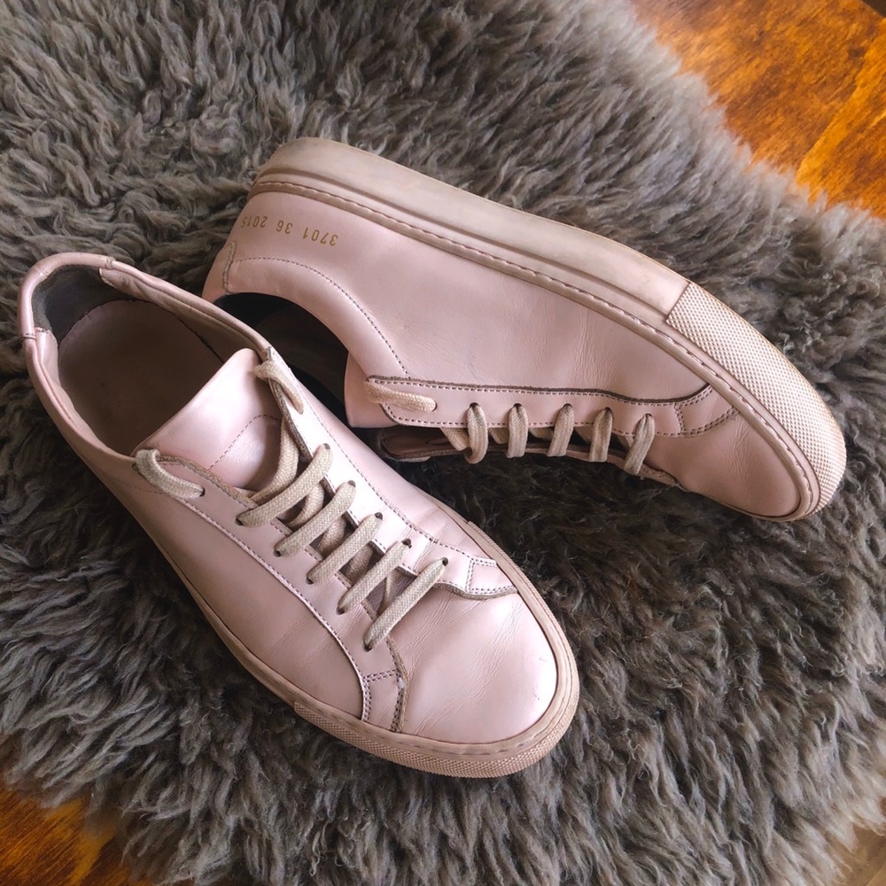 Common Projects Low Achilles Blush Pink - Picture 2 of 4